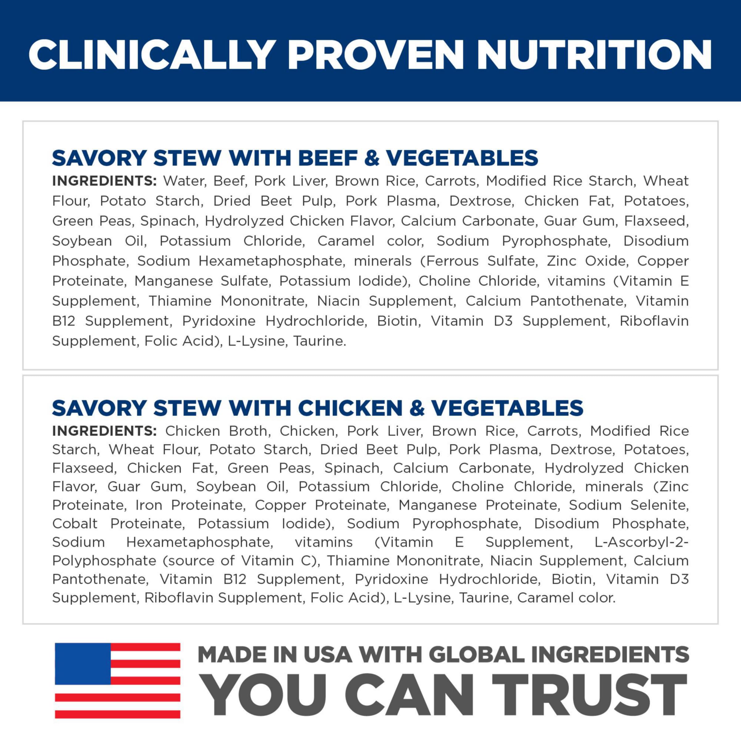 Hill's Science Diet trays beside kibble bowl, versatile feeding options