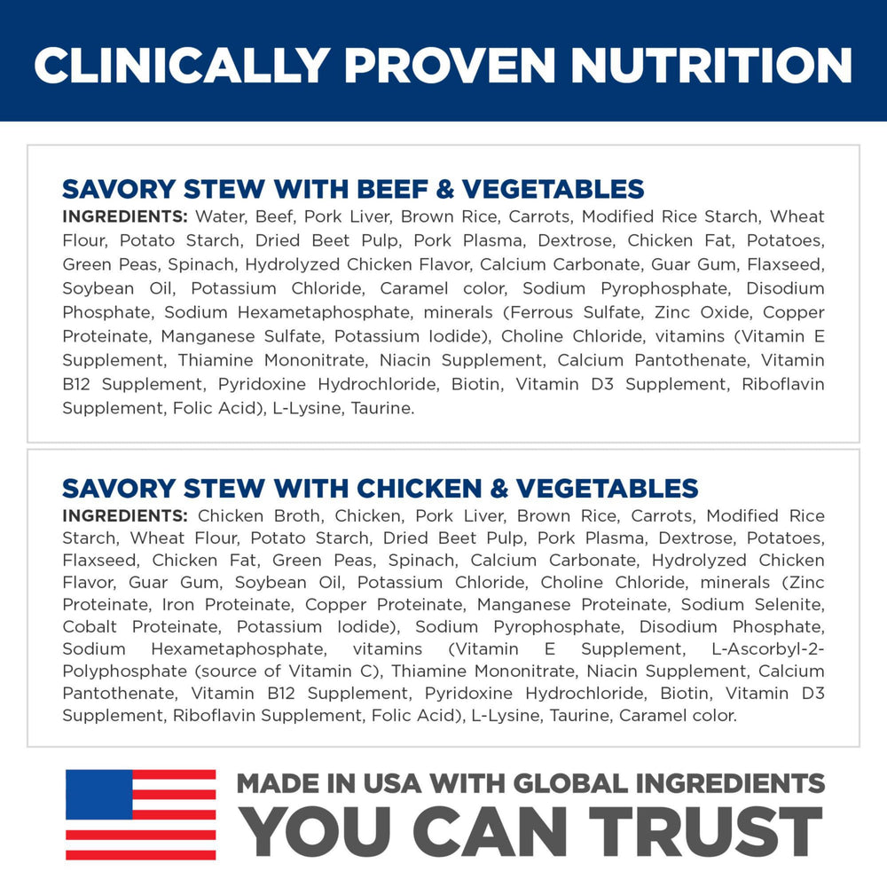 Hill's Science Diet trays beside kibble bowl, versatile feeding options
