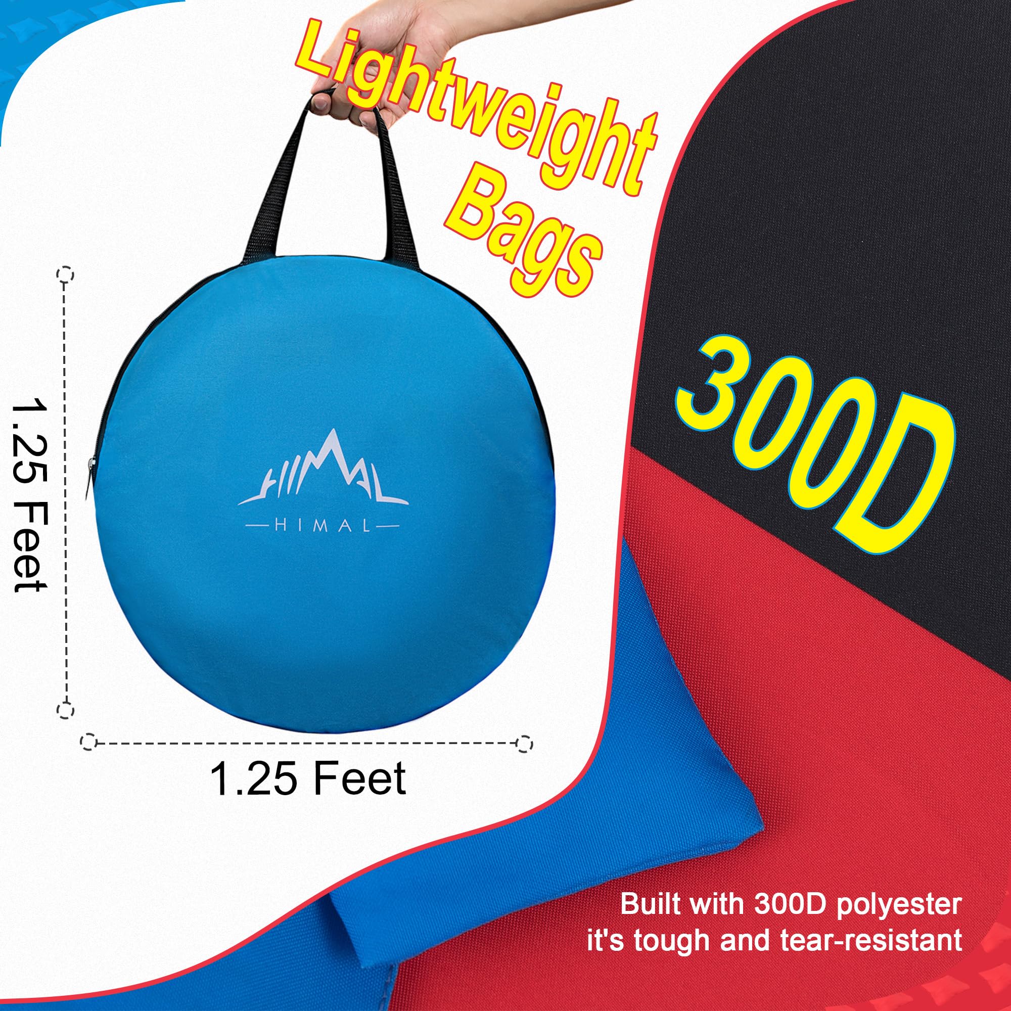 Himal folded boards inside carrying case for protected travel convenience