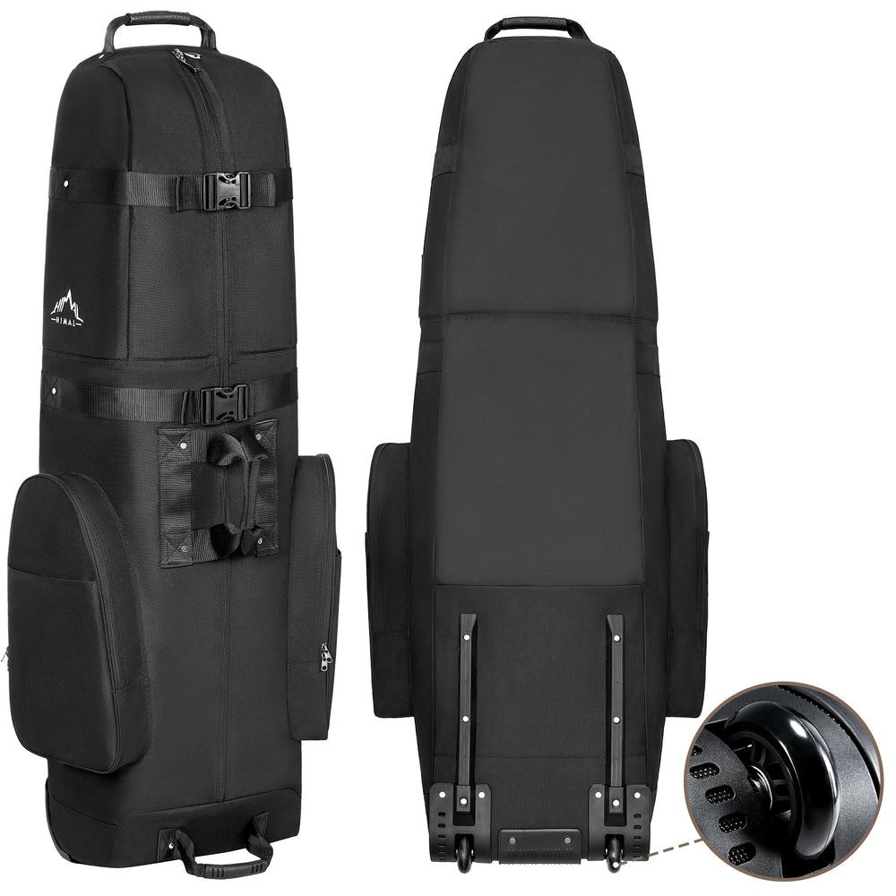 Himal Outdoors front view of golf travel bag showing sturdy design and protection