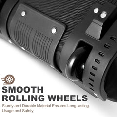 Himal Outdoors wheeled base and rollers for smooth airport transit