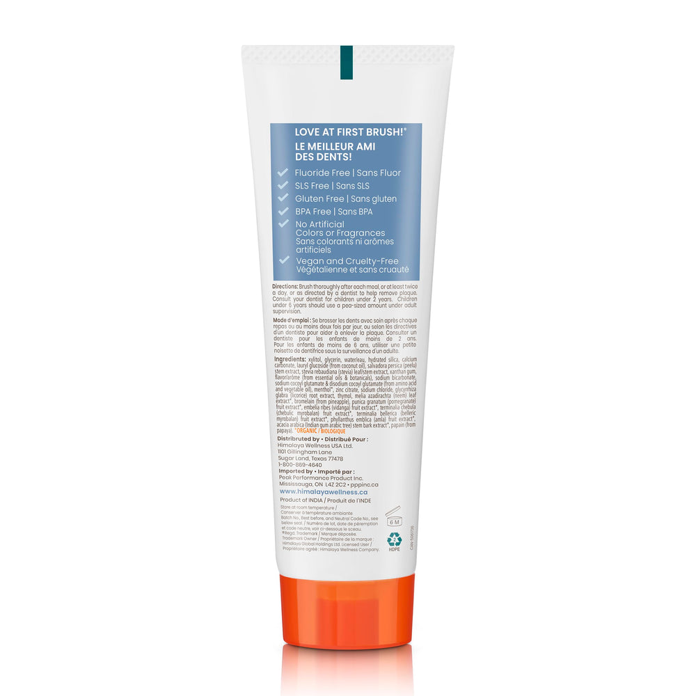 Himalaya single tube close-up of cap and clear botanical label for convenience