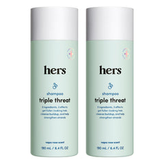 HIMS & HERS front packaging showing volume-boosting benefits