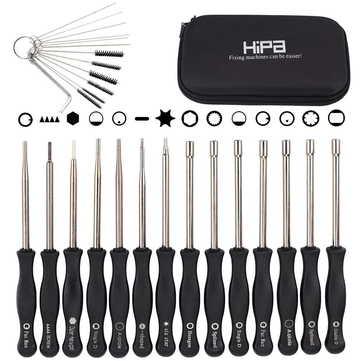 HIPA front of kit showing case and tools for easy transport and organization