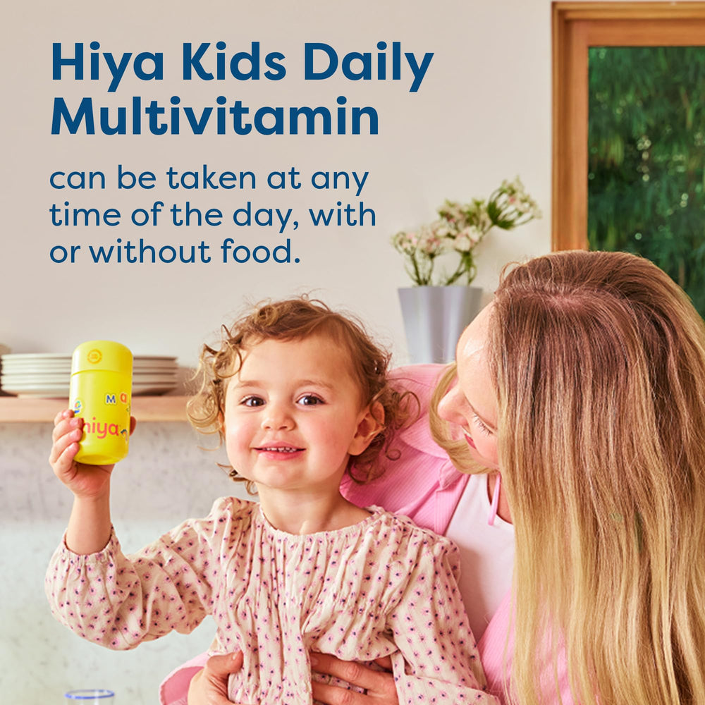 HIYA refillable bottle with sticker pack encouraging daily routine
