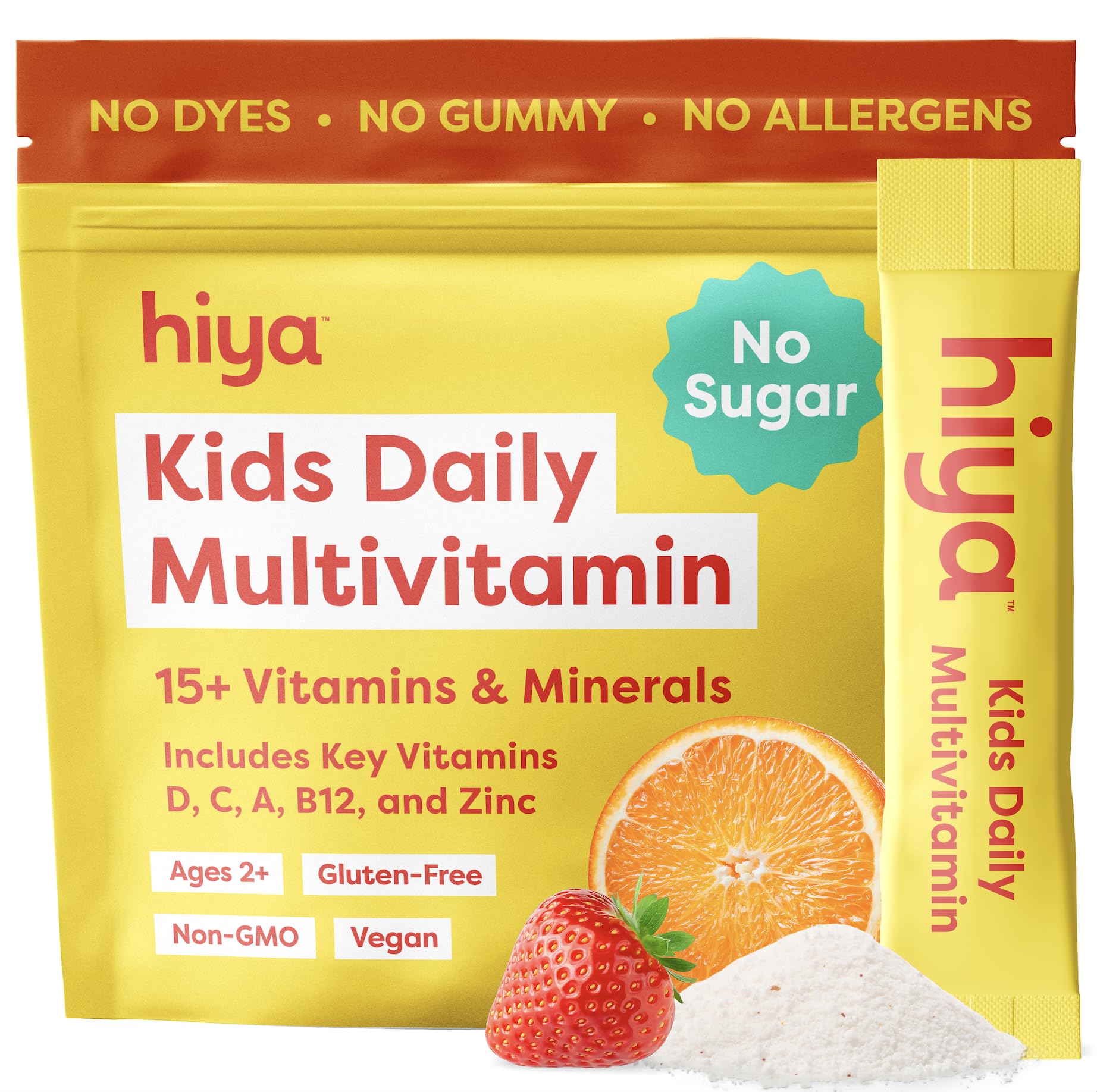 HIYA front packaging showing stick box and kid-friendly branding benefit convenience