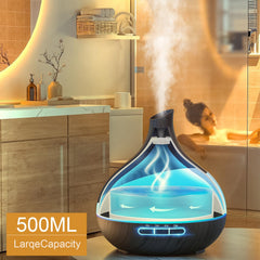 HJTHJT diffuser LED nightlight mode displaying calming colors for better sleep