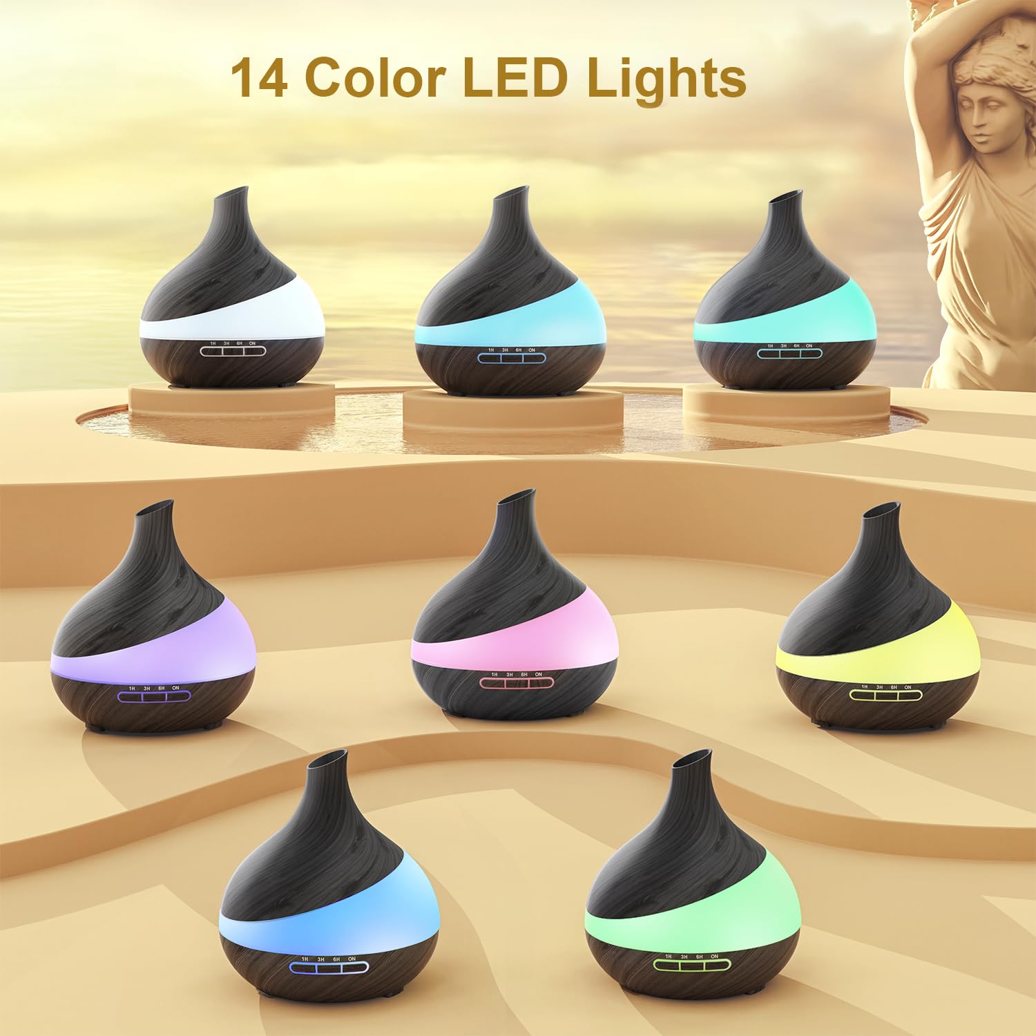 HJTHJT diffuser remote control in hand enabling convenient adjustments from afar