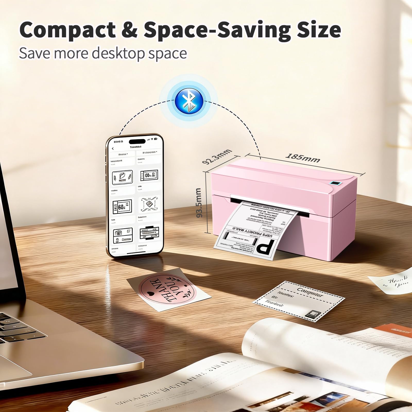 HKHKPI side ports highlight USB-C and power connections for versatile setup