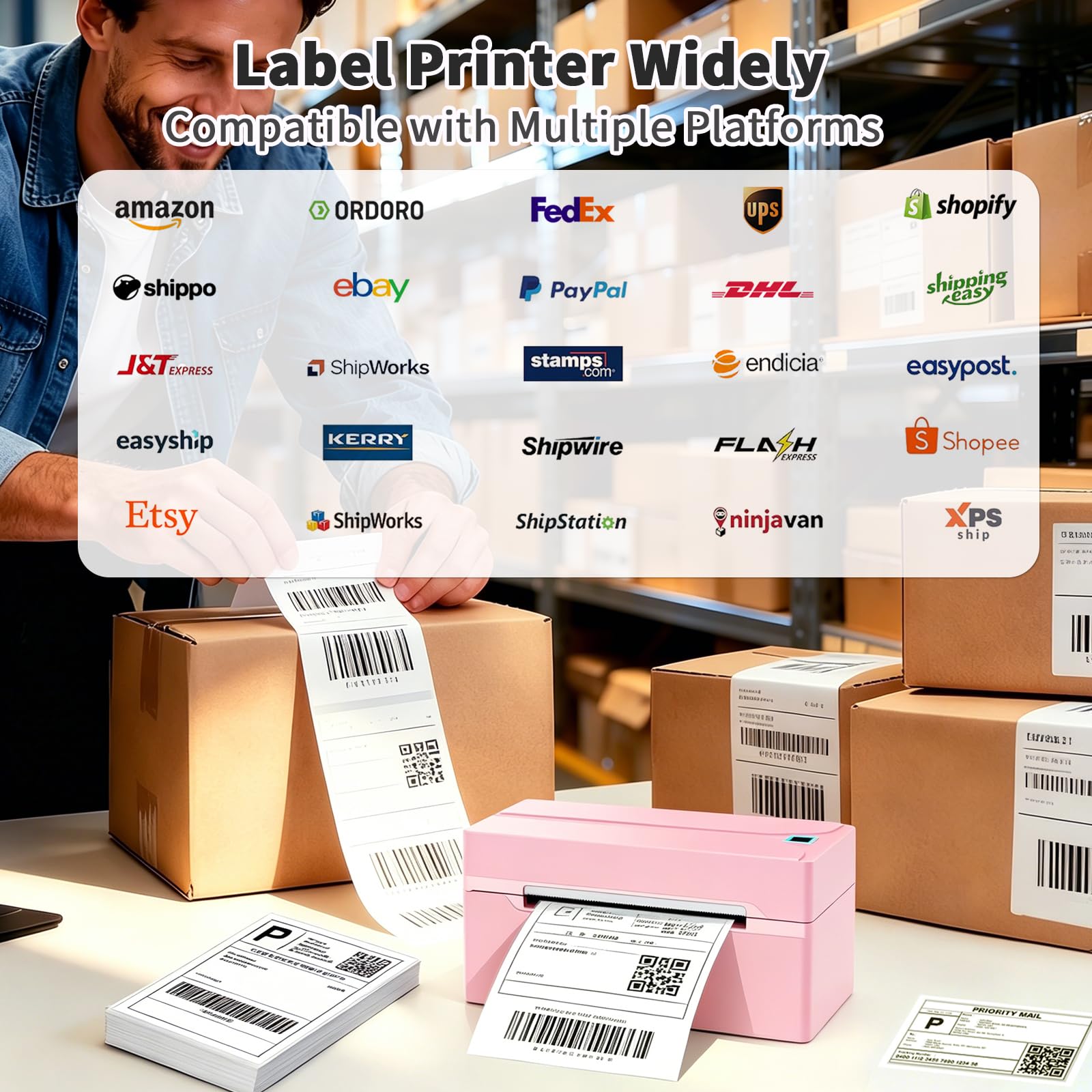 HKHKPI printing from smartphone demonstrates Bluetooth convenience for mobile sellers