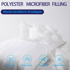 HKYLRAN microfiber fill texture close-up showing airy down-alternative loft