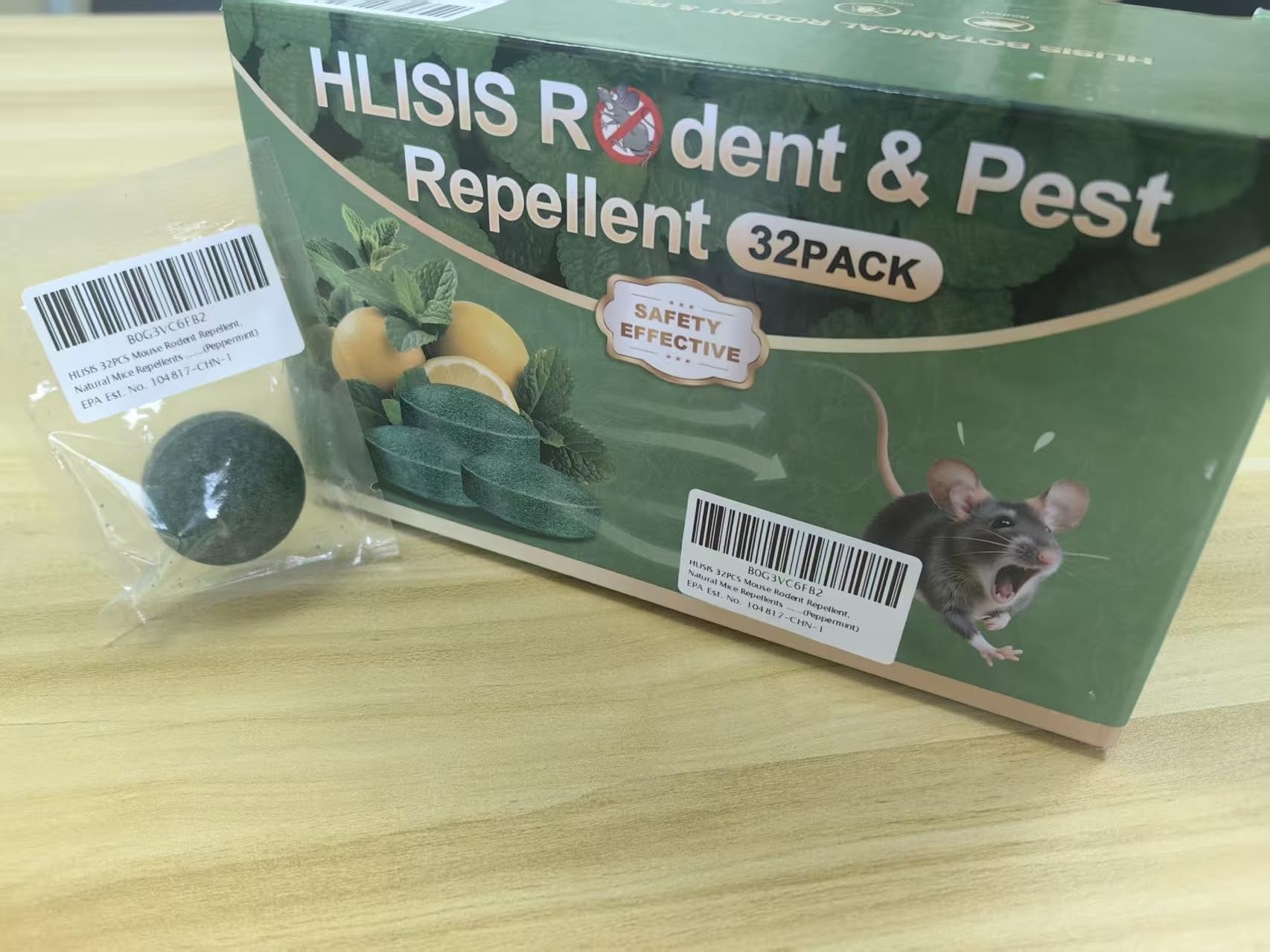 HLISIS sealed individual pellet pouch keeping scent fresh and convenient