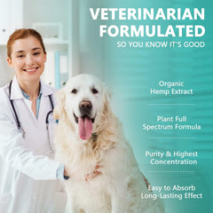 HMone dosage dropper in hand demonstrating easy, precise dosing for pets