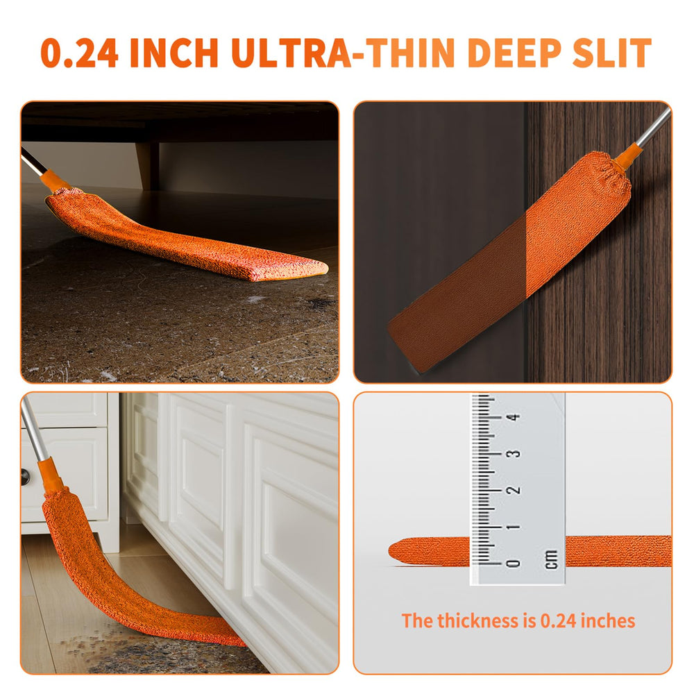 Hohoky chenille brush texture for gentle furniture and stair cleaning