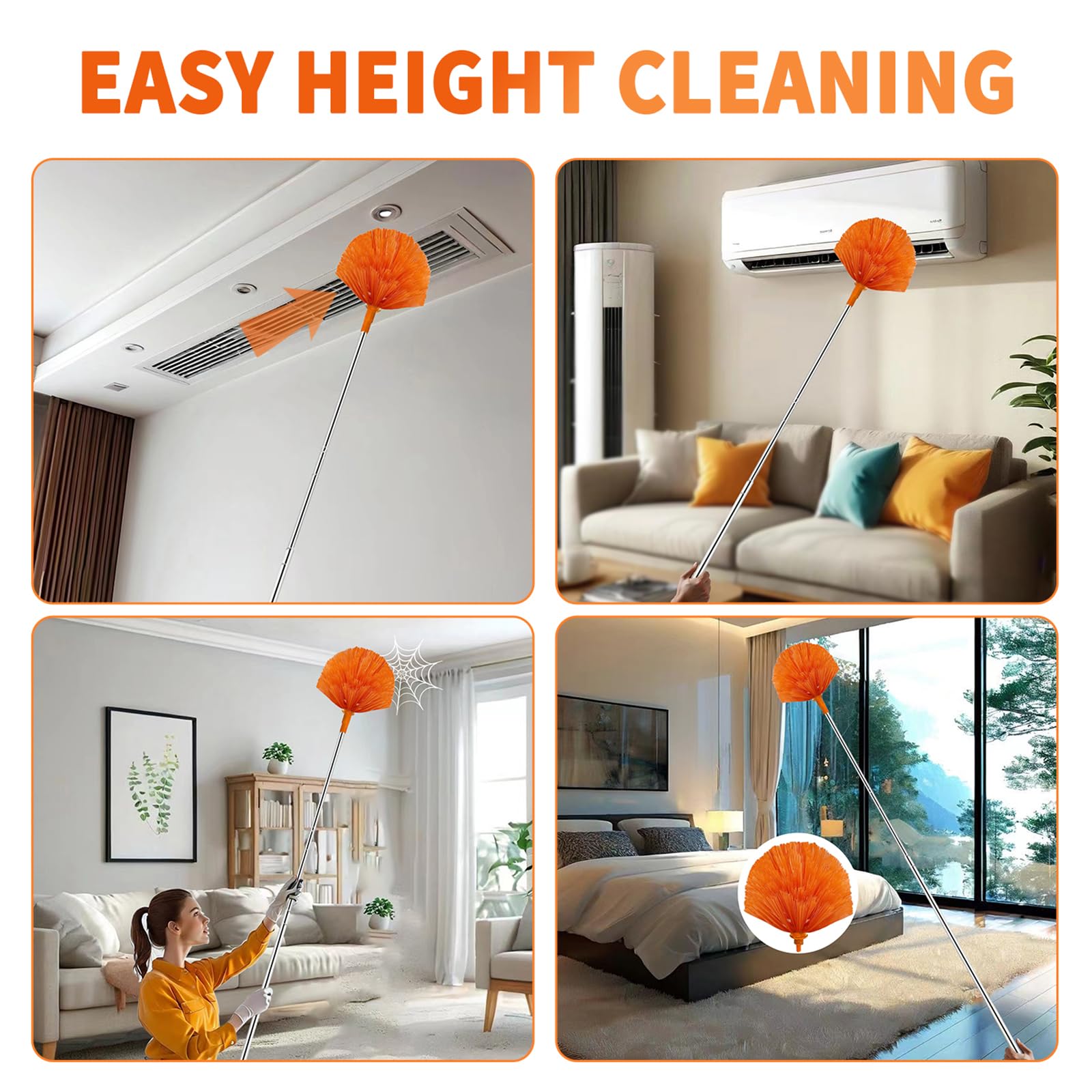 Hohoky thin gap cleaning head 0.5mm reaching tight crevices