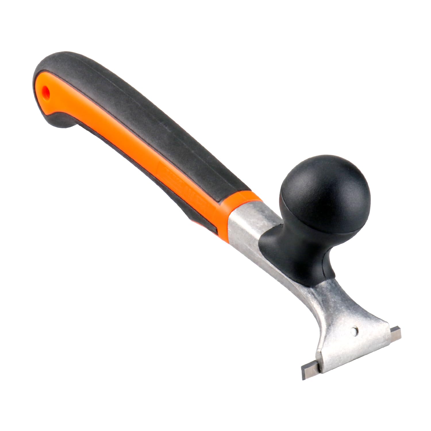 Holdly front view of 2.5-inch scraper showing compact design and blade, improves control