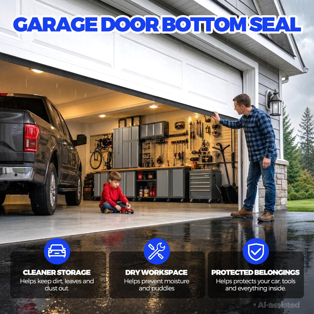 Holikme lifestyle garage after install showing cleaner, drier interior
