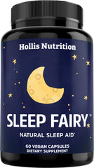 Hollis Nutrition Sleep Fairy front packaging showing bottle and label benefits