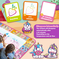 Hollyhi close-up of polyester surface texture for clear water drawings and safe play