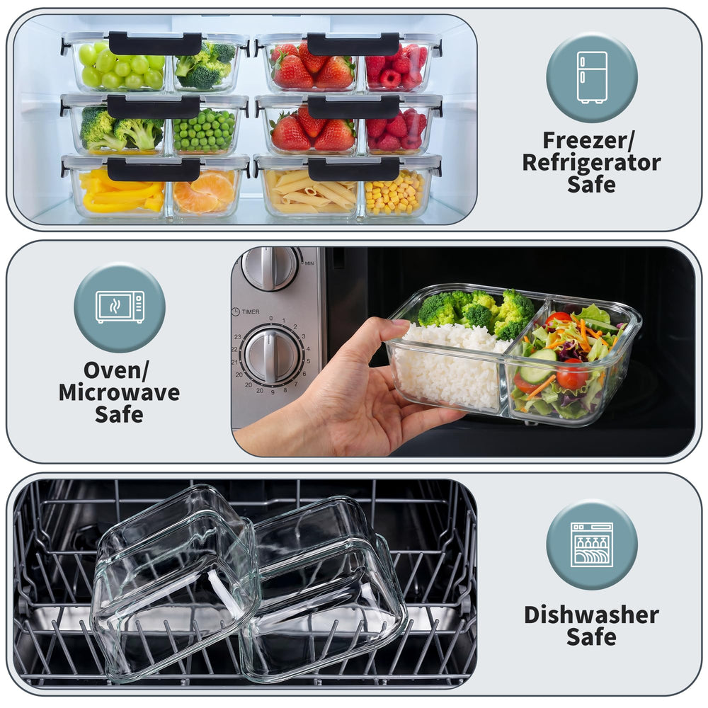 HOMBERKING stacked containers demonstrating space-saving storage and cabinet organization