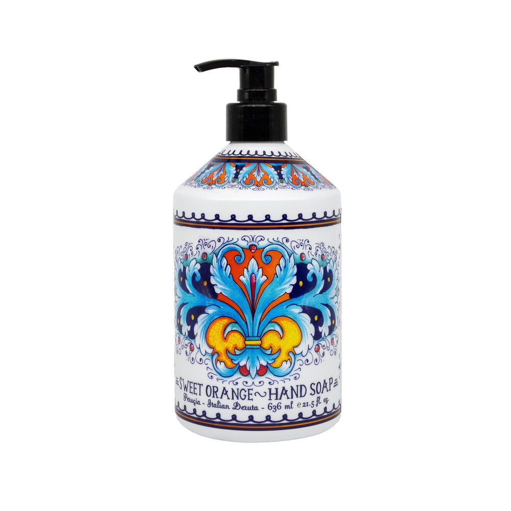 Home & Body Company scent collection arranged to compare Lavender, Orange, Verbena, Thyme