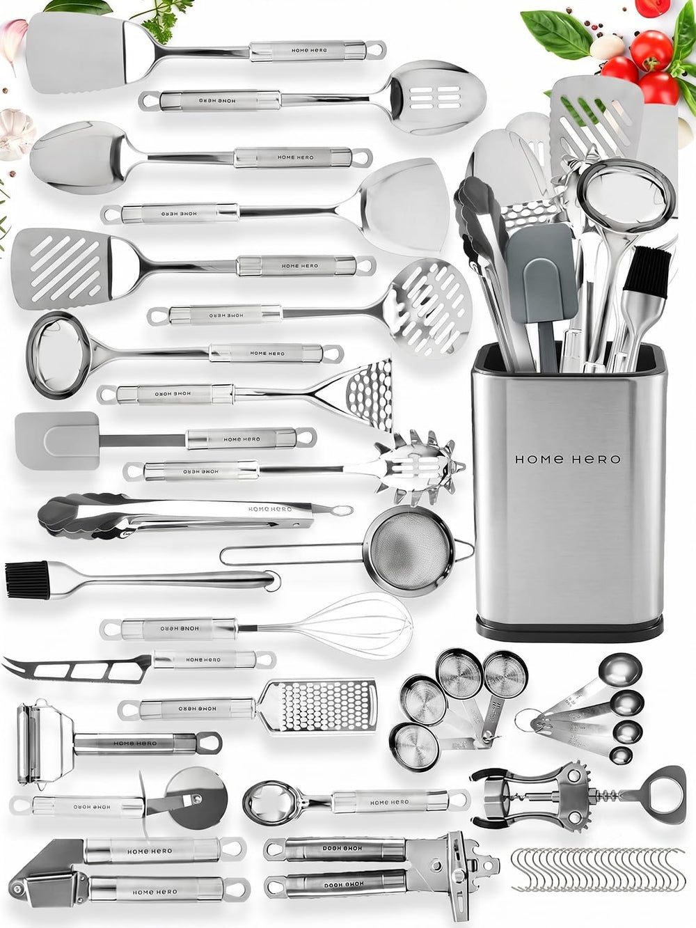 Home Hero full 54-piece set displayed neatly showing completeness and organization