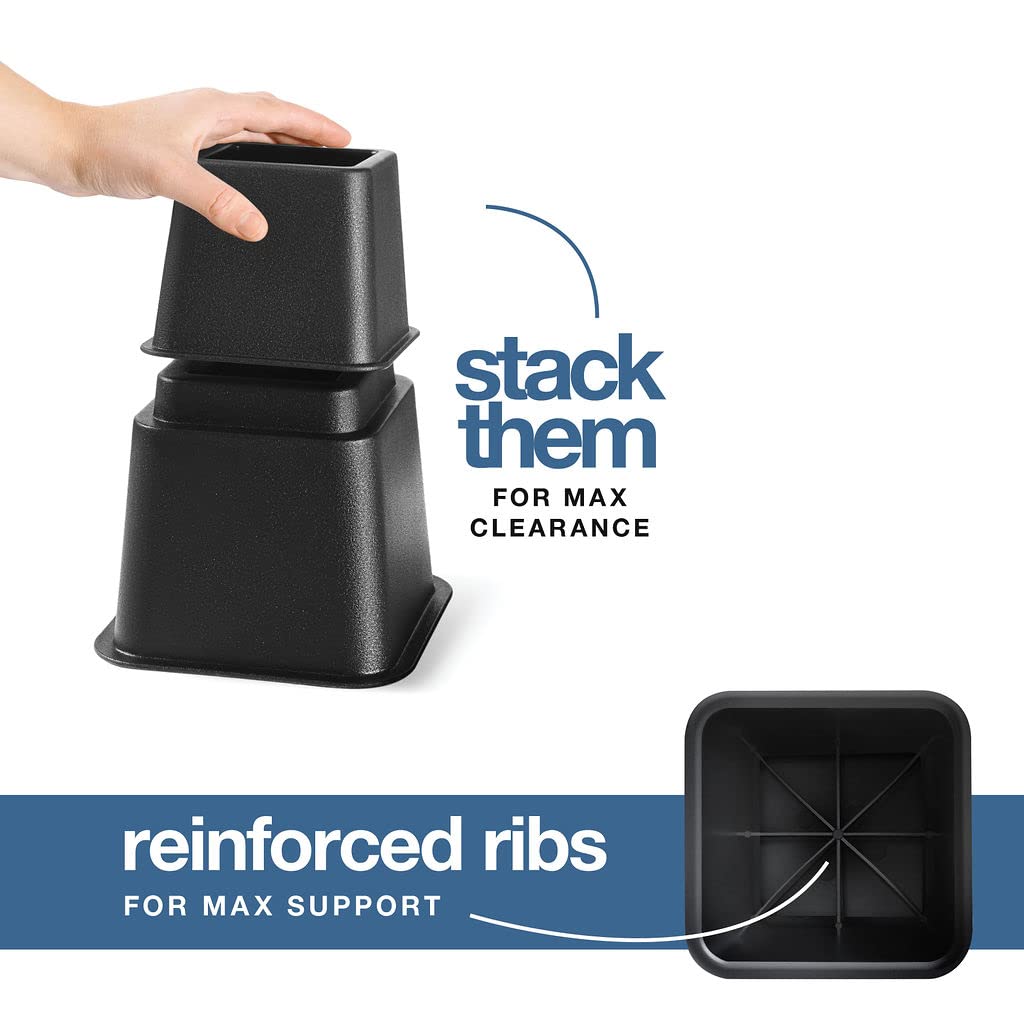 HOME IT risers supporting heavy weight demonstrating load-bearing capacity