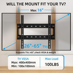 HOME VISION side view demonstrating 1 inch low-profile benefit
