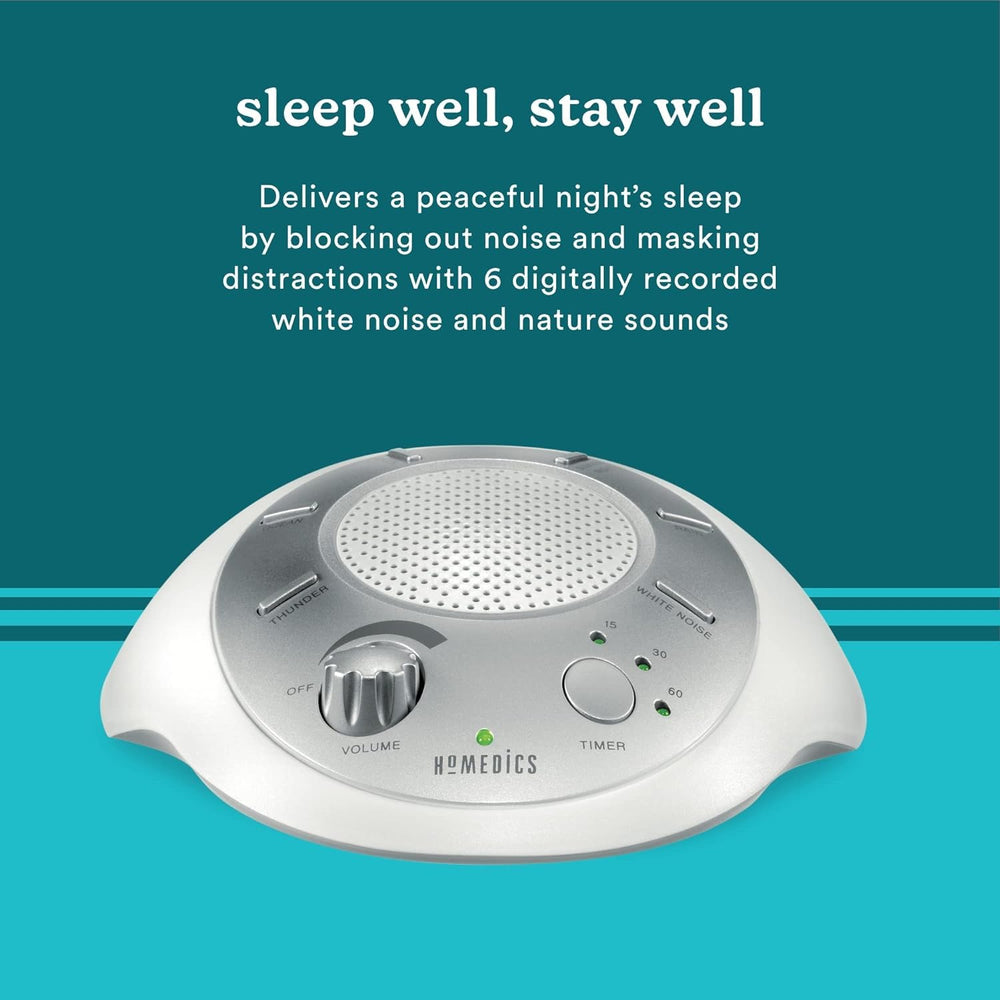 Homedics in hand demonstrating compact size and travel-friendly benefit