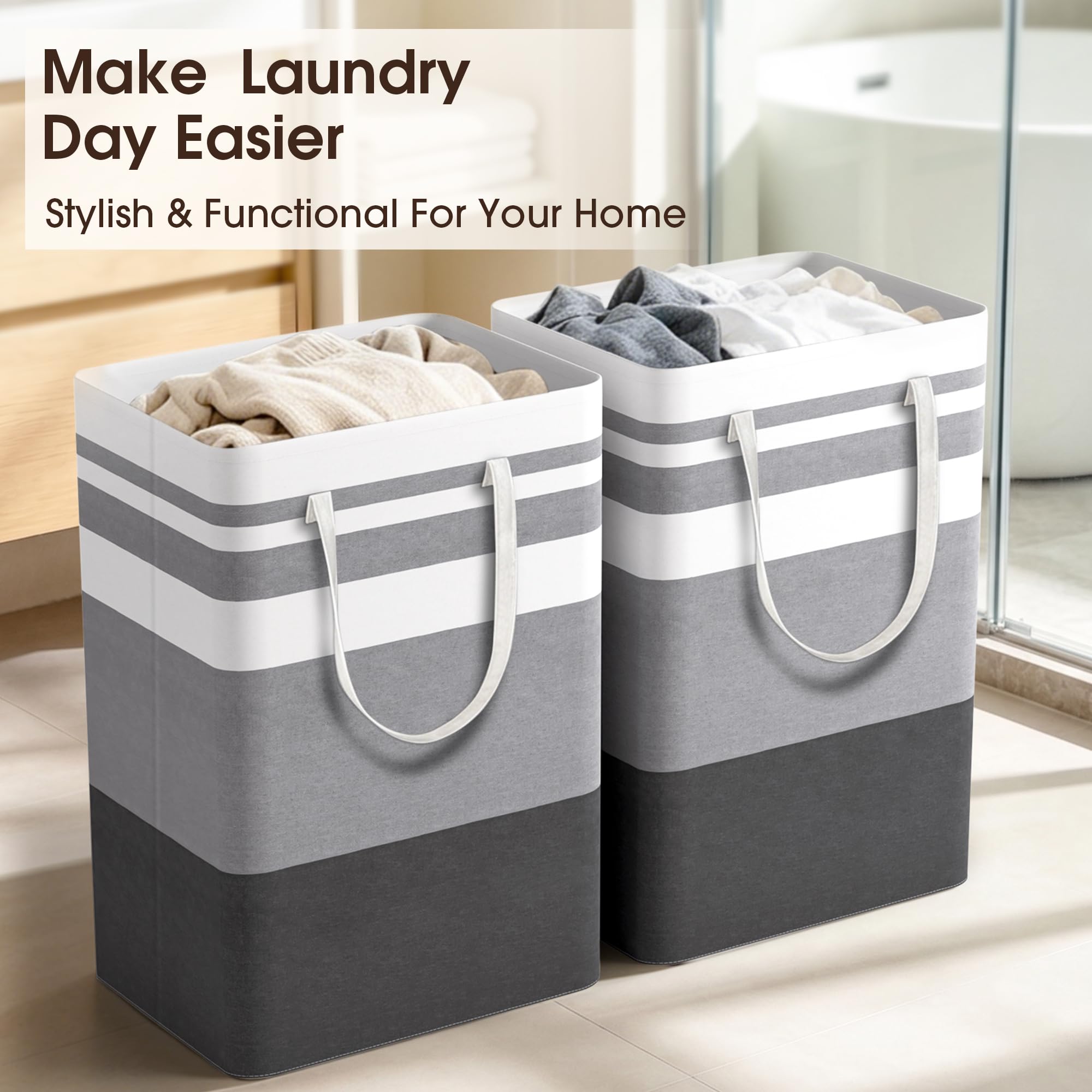HomeHacks lifestyle laundry room setup showing organized storage convenience