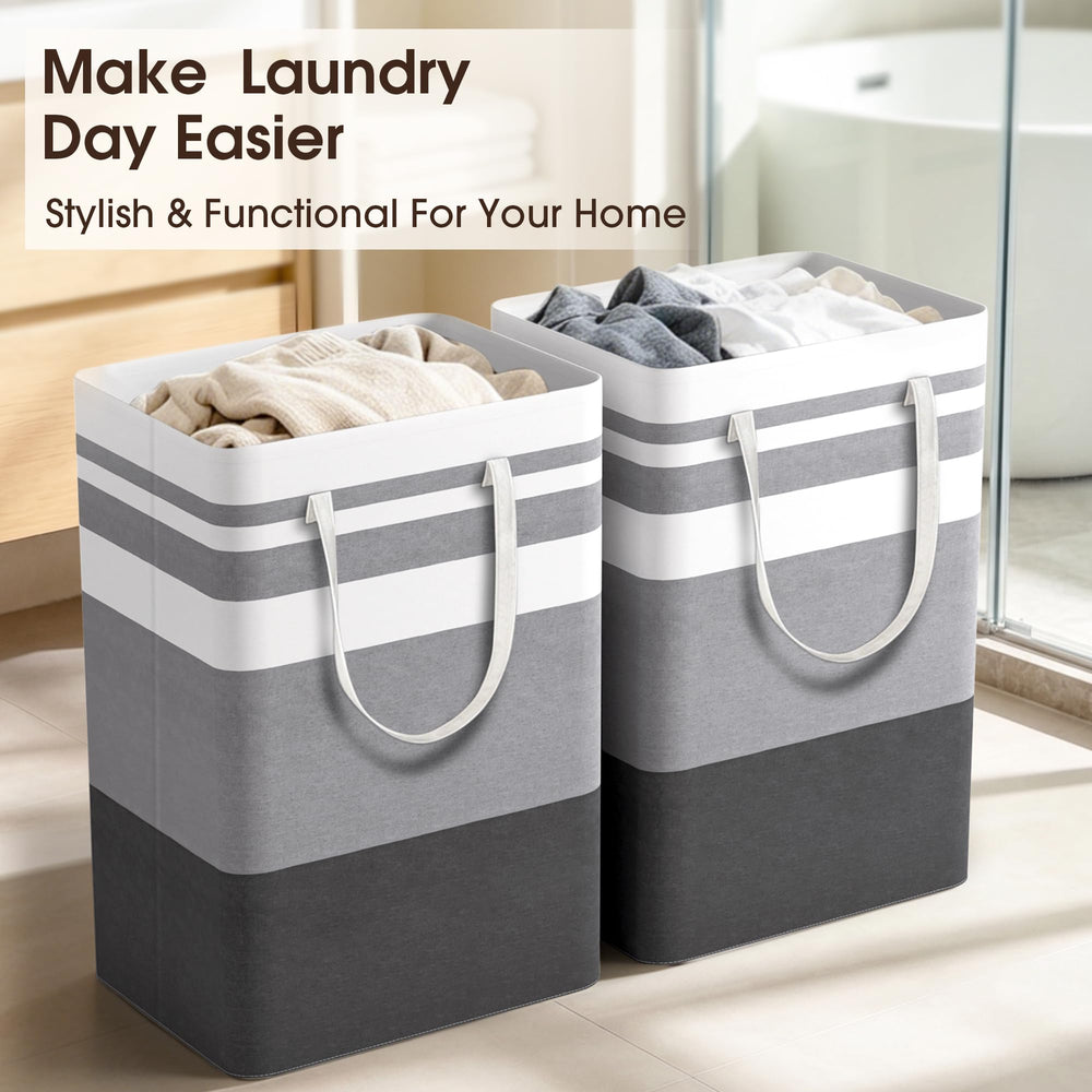 HomeHacks lifestyle laundry room setup showing organized storage convenience