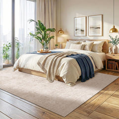 Homemate close-up of rug weave texture highlighting durable low-pile comfort