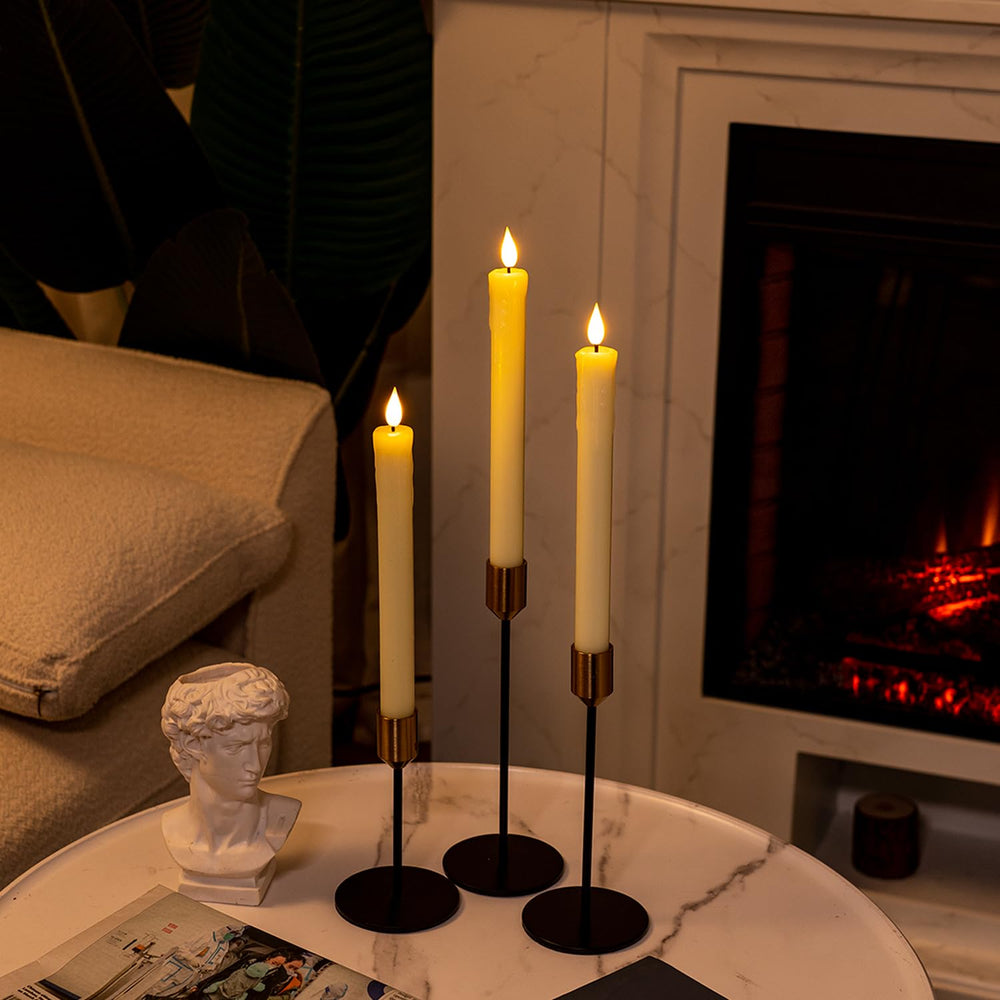 Homemory 3D flickering flame detail, creates warm realistic candlelight effect