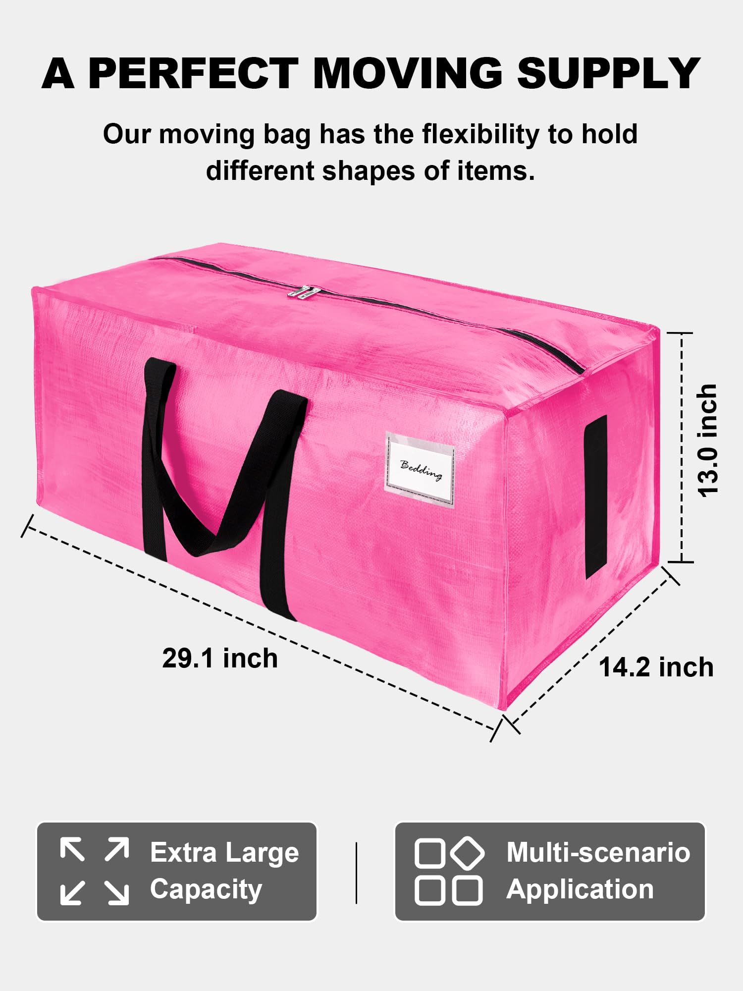 HOMESURE in use at a dorm move showing easy carry and quick transport