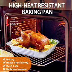 Homewarm side view showing deep pan depth and sturdy walls benefit