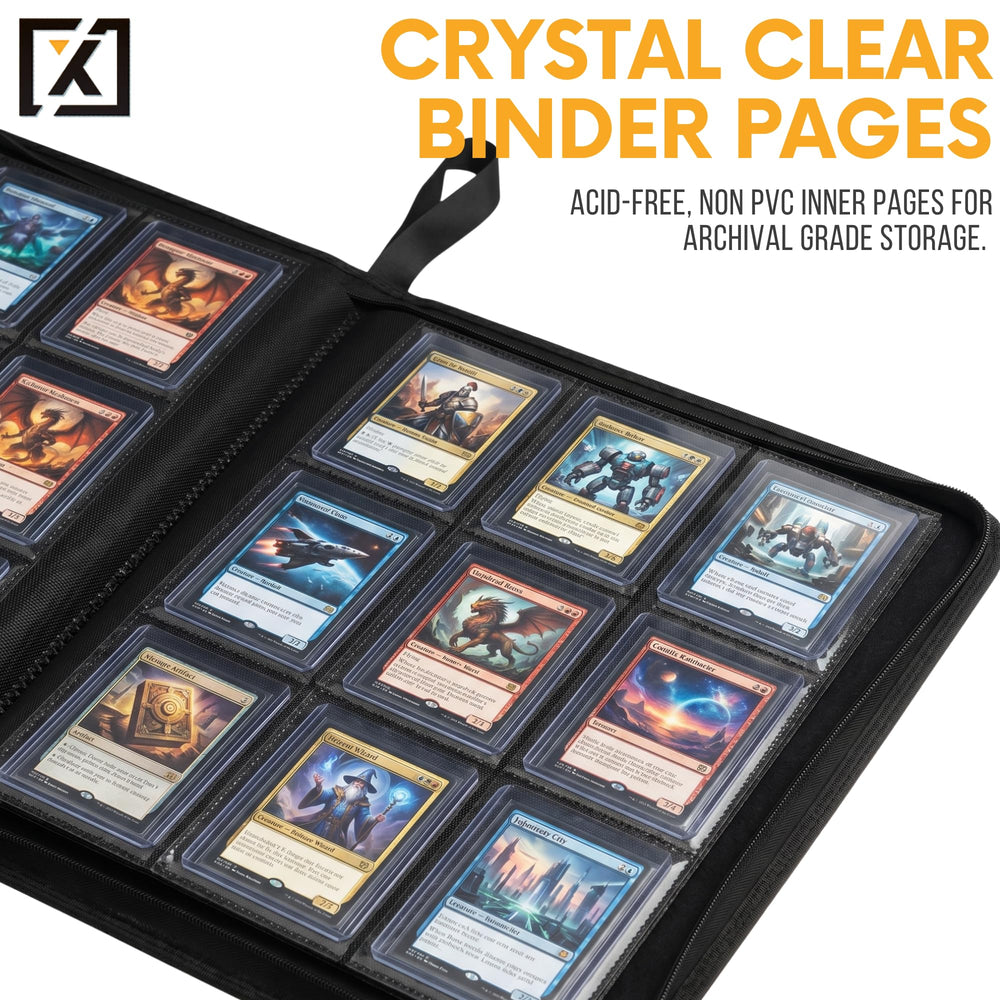 HOMEXPRO binder on shelf with cards displayed in a collection for tidy storage benefit