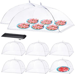 HOMKULA front view of full 8-pack showing covered dishes, protects food outdoors
