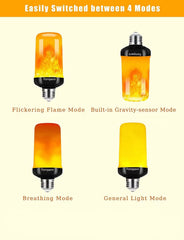 Hompavo bulb installed in lantern creating cozy ambient light