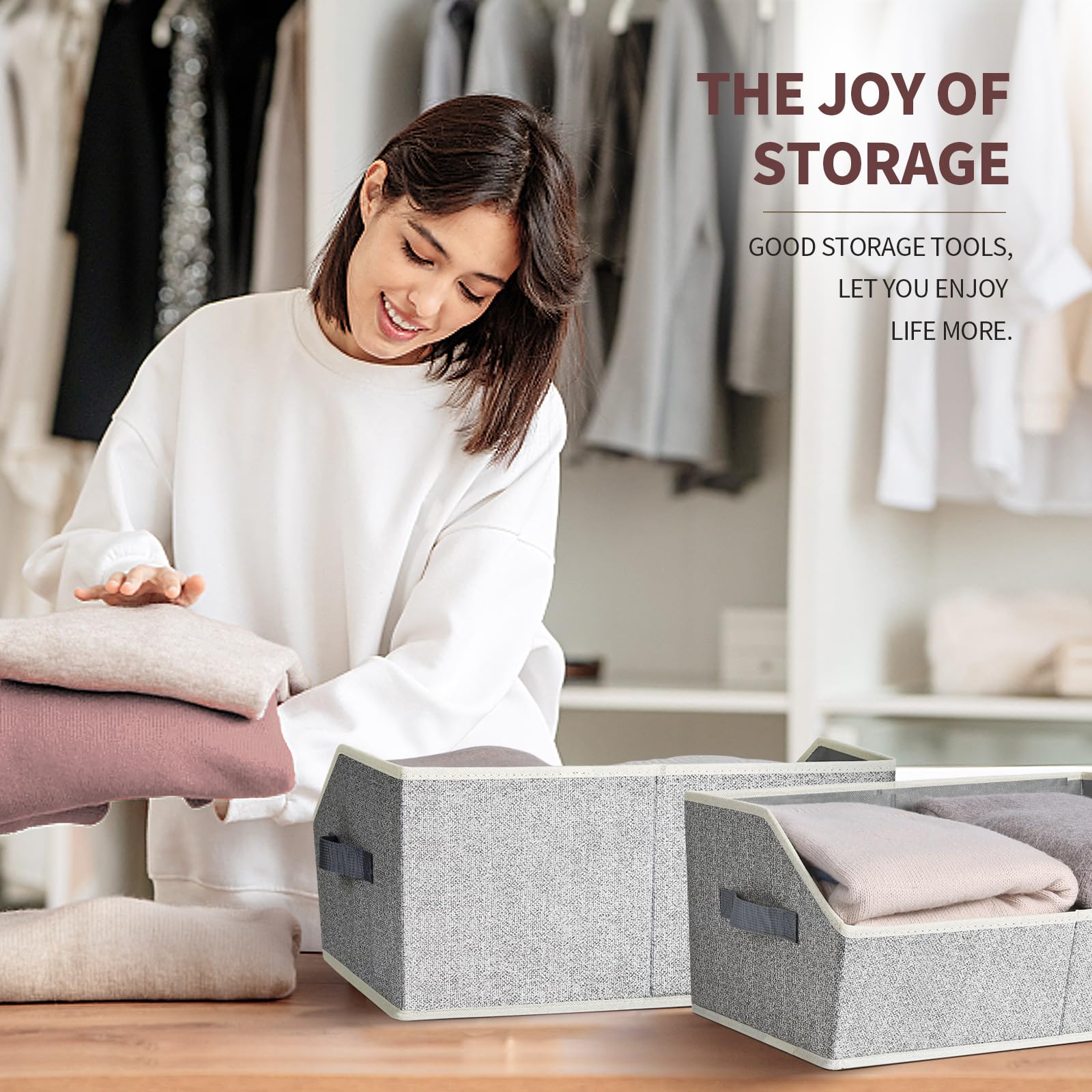 Homsorout folded flat storage demonstrating compact, space-saving benefit