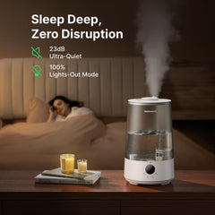 Homvana aroma pad detail illustrating built-in essential oil diffusion convenience
