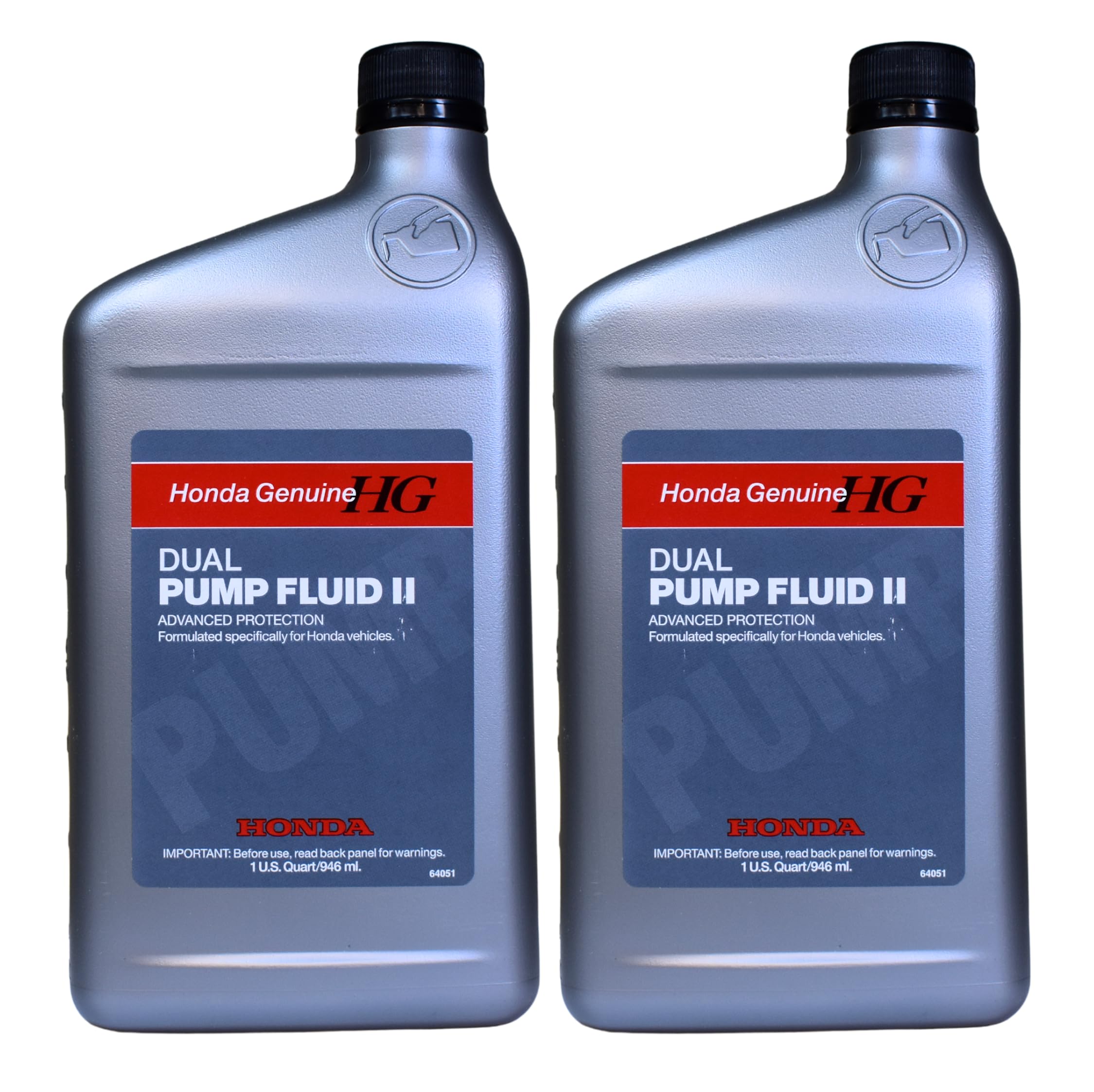 Honda dual pump fluid 08200-9007 front label showing OEM part for correct replacement