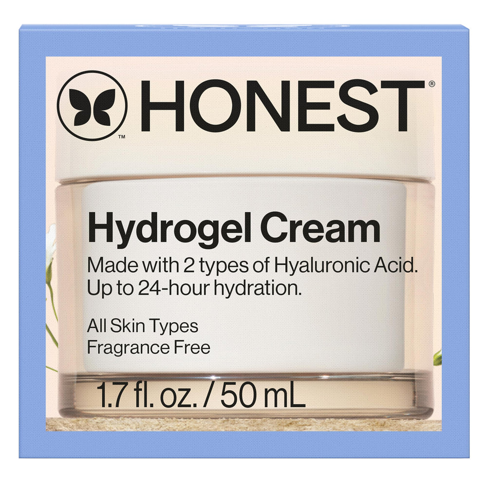 Honest Beauty cream on skin with visible cooling effect and refreshing feel