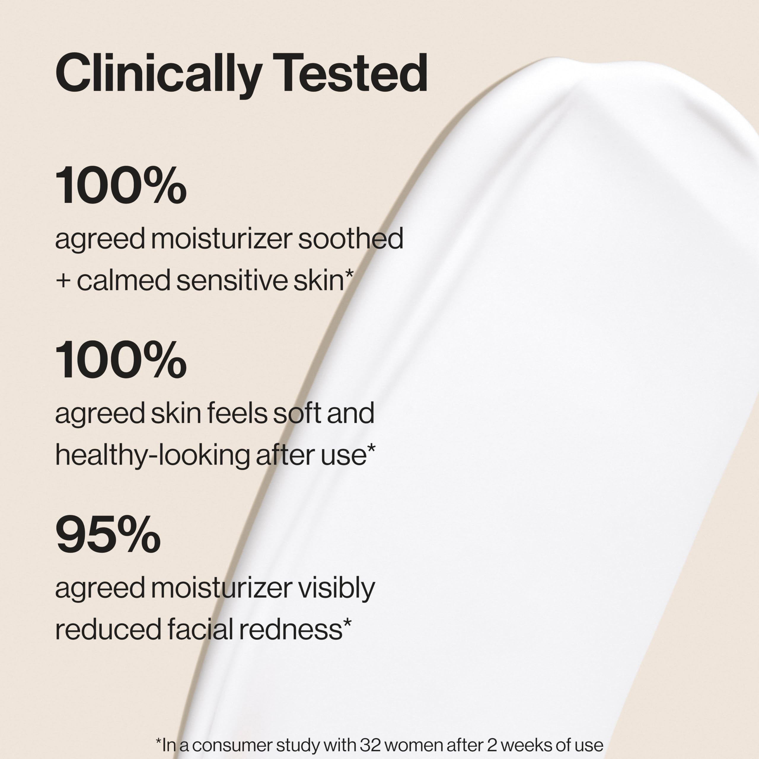 Honest Beauty ingredients label showing Calming Phyto Blend™ for barrier support benefit