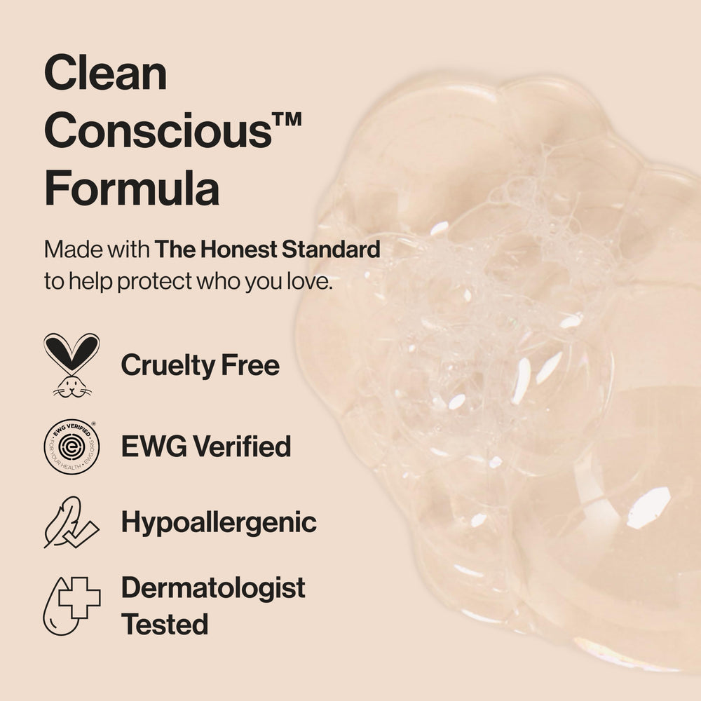 The Honest Company ingredient panel emphasizing naturally derived ingredients