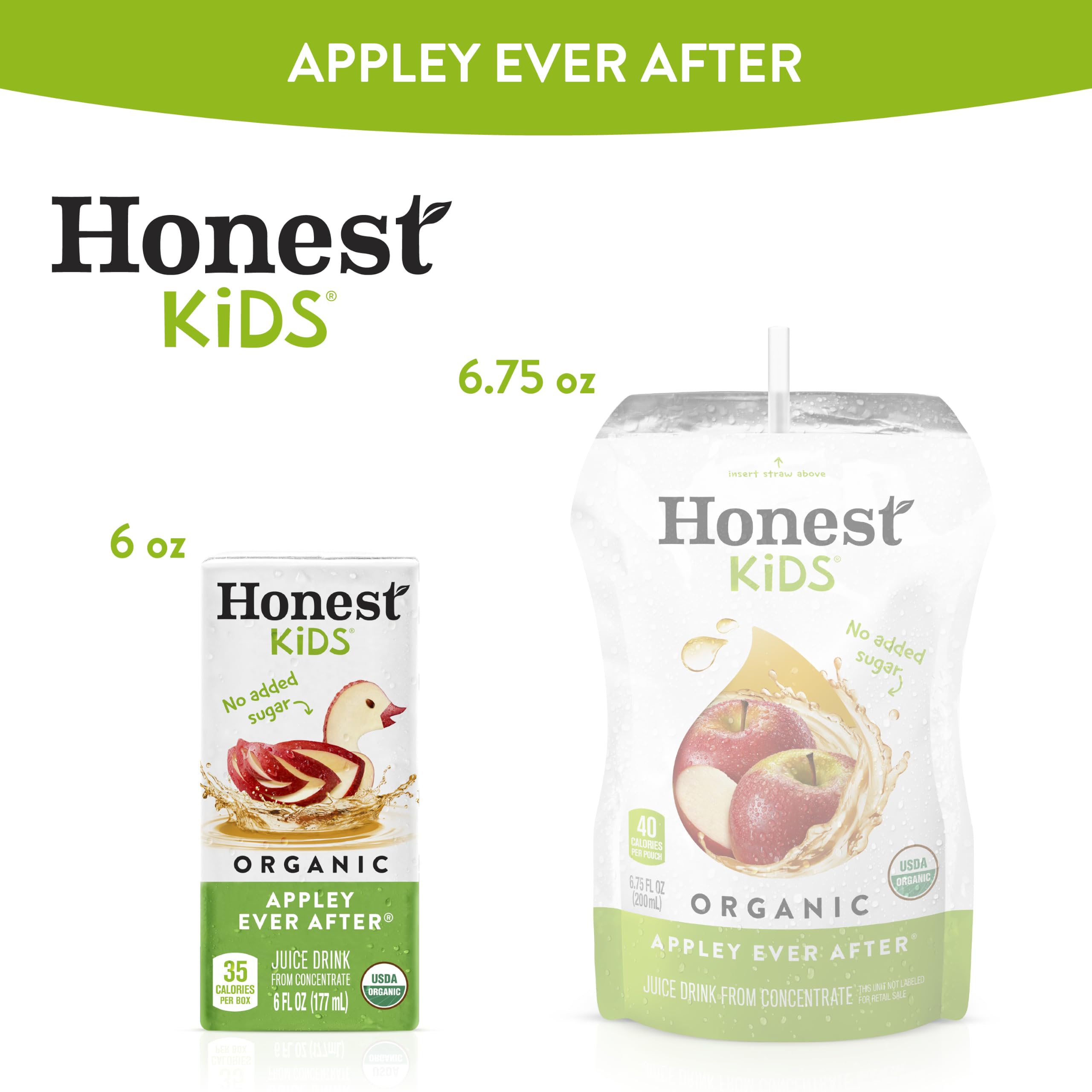 Honest Kids juice box inside a child's lunchbox, convenient portion and packing benefit