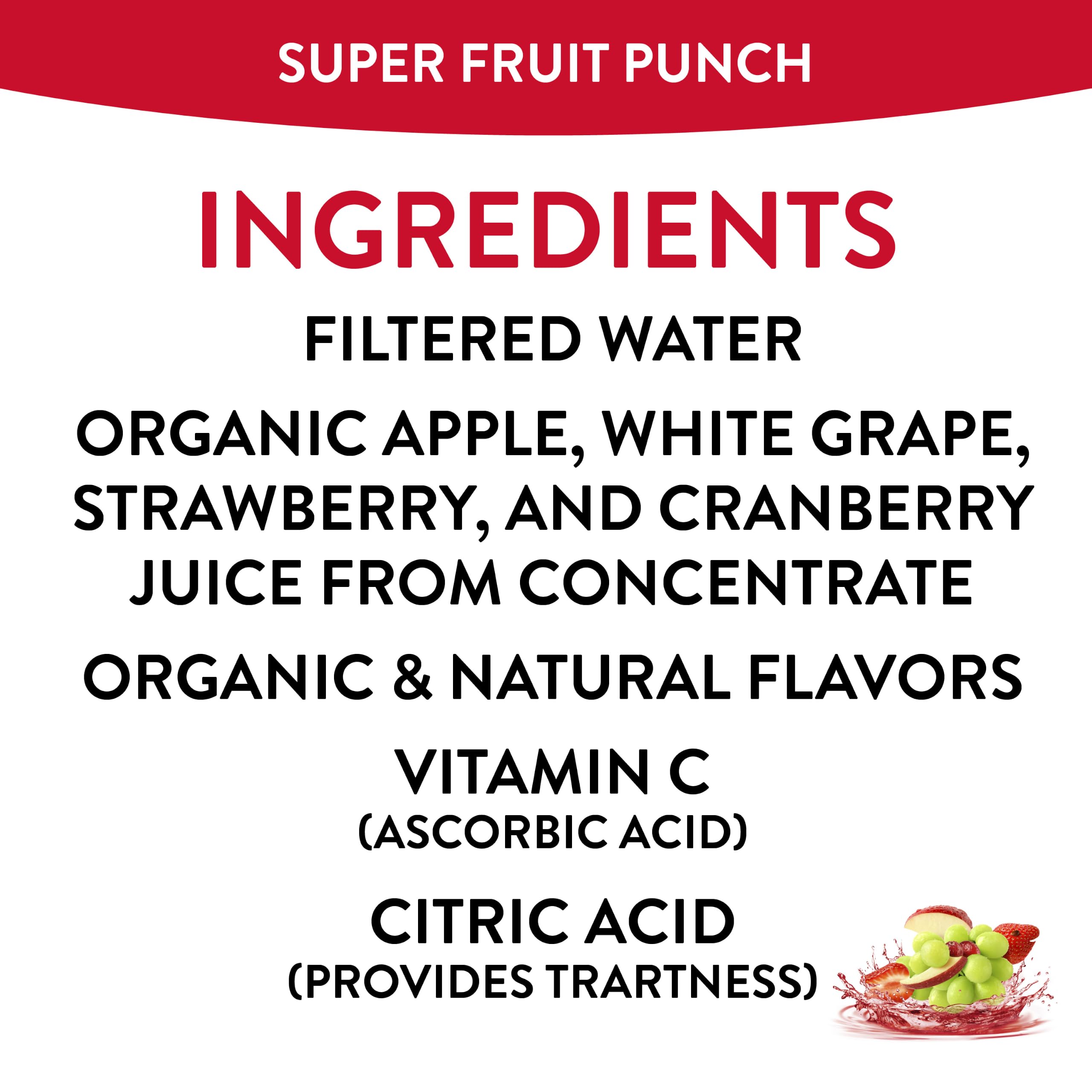 Family enjoying Honest Kids Super Fruit Punch at a picnic, kid-friendly portion