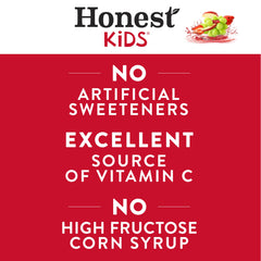 Honest Kids carton with attached straw ready to use, minimizes spills