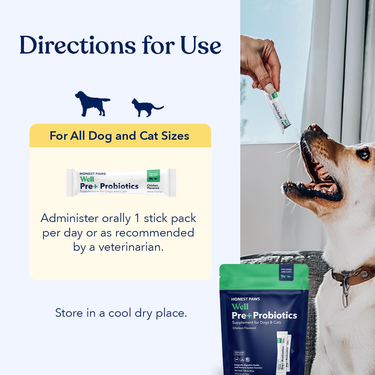 Honest Paws product label and supplement facts, transparency and clarity