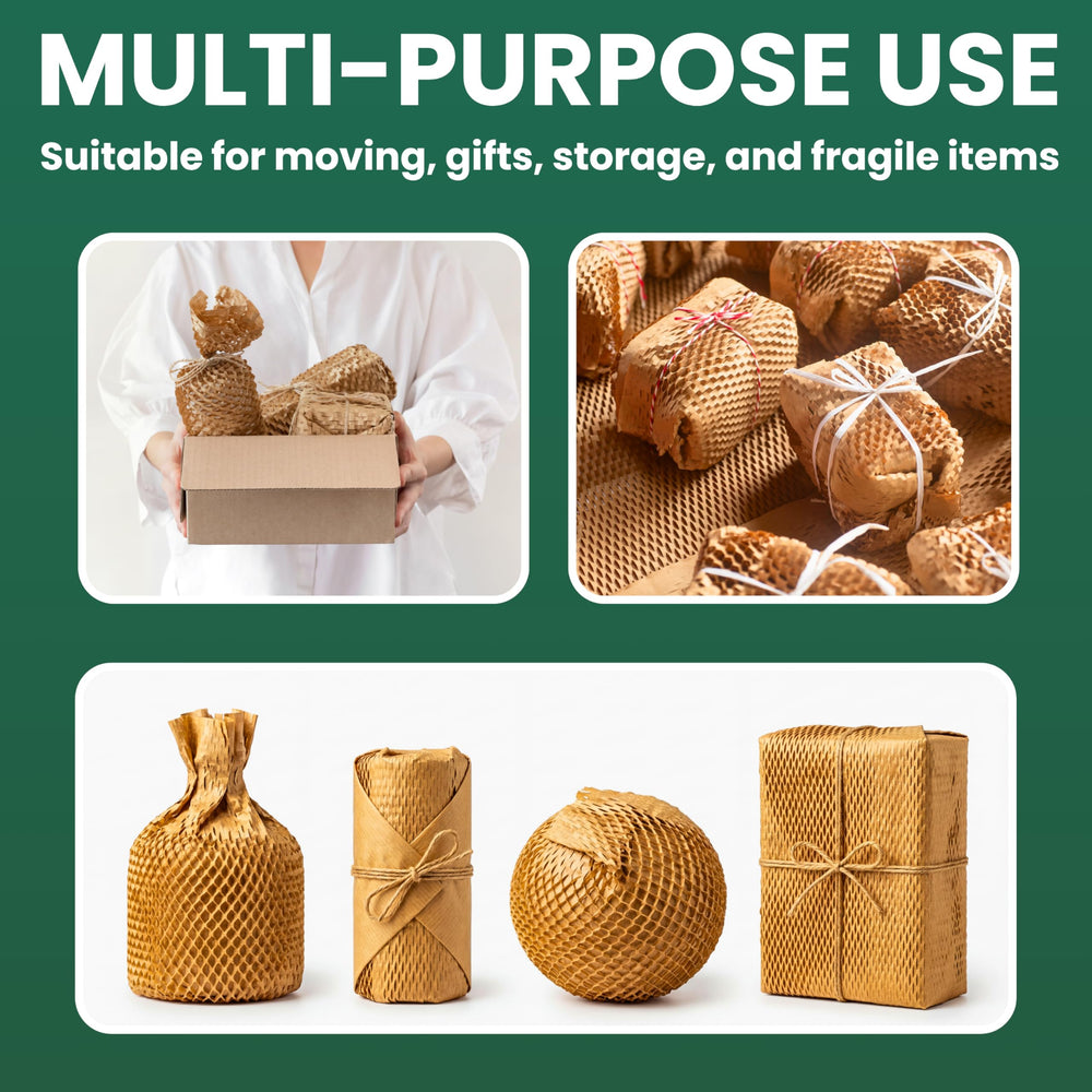 Honey Flex boxed parcel lifestyle scene showing professional presentation and eco benefit