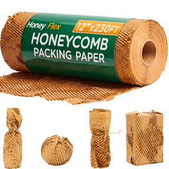 Honey Flex front packaging roll showing brand and compact storage benefit